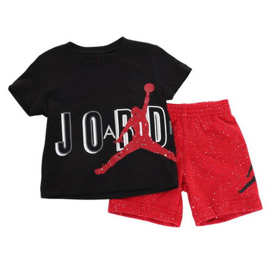 【20%OFFクーポン対象!9/7まで】ジョーダン(JORDAN)(キッズ)半袖Tシャツ キッズ 上下セット トドラー ジョーダン 75B225-R78