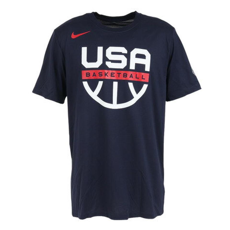 ナイキ(NIKE)(メンズ)USAB Dri-FIT バスケットボール プラクティス Tシャツ FQ1337-451