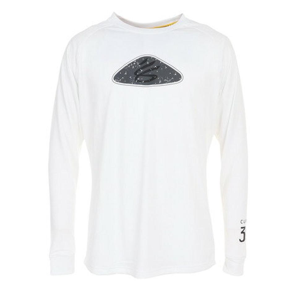 【11/5 24h限定 エントリー&対象4店舗買い回りで最大P10倍!】アンダーアーマー(UNDER ARMOUR)(メンズ)バスケットボールウェア カリー テック グラフィック ロングスリーブTシャツ 1381787 100