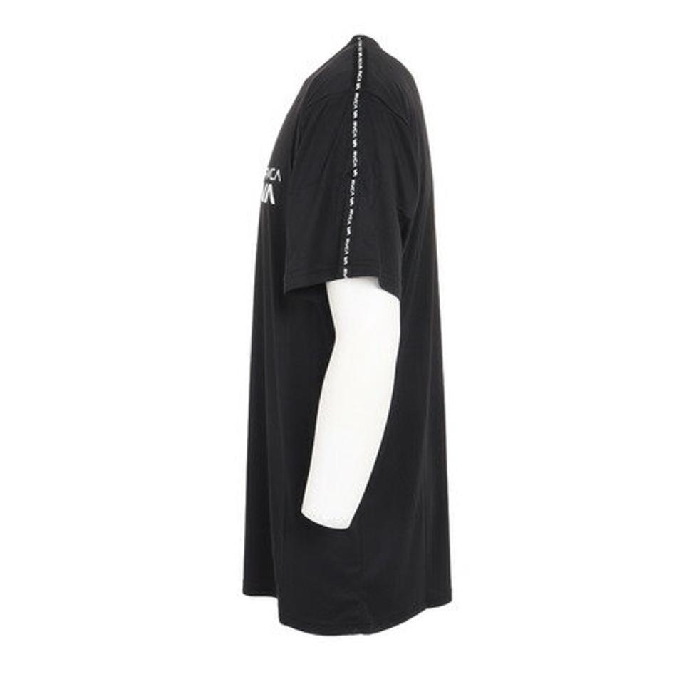 ルーカ(RVCA)(メンズ)ラッシュガード 半袖 Tシャツ 吸汗速乾 UVカット UPF50+ 外線対策 アウトドア スポーツ VENT TAPE BD041814