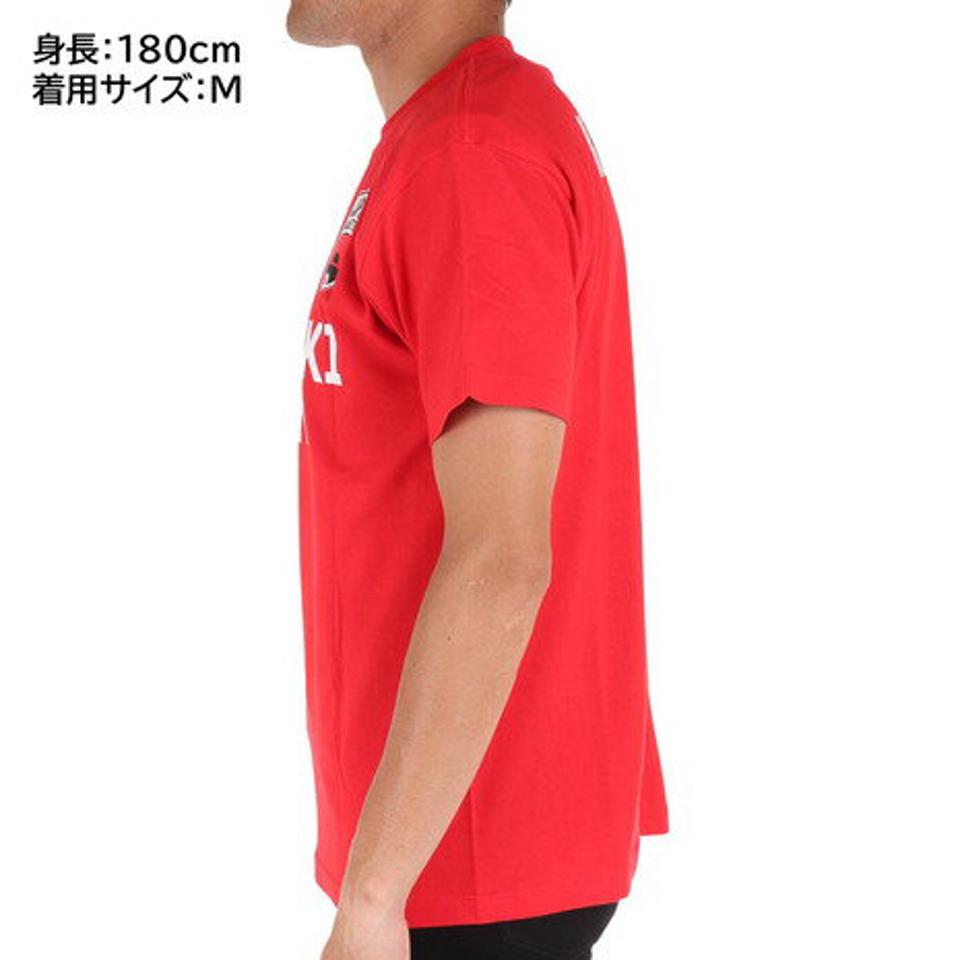 ファナティクス(Fanatics)(メンズ)バスケットボールウェア ネーム&ナンバー 半袖Tシャツ 5 河村 OT01-23SS-0025-RED-5