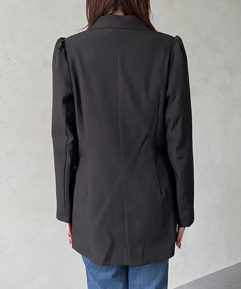 【MOMO】パフスリーブテーラードジャケット