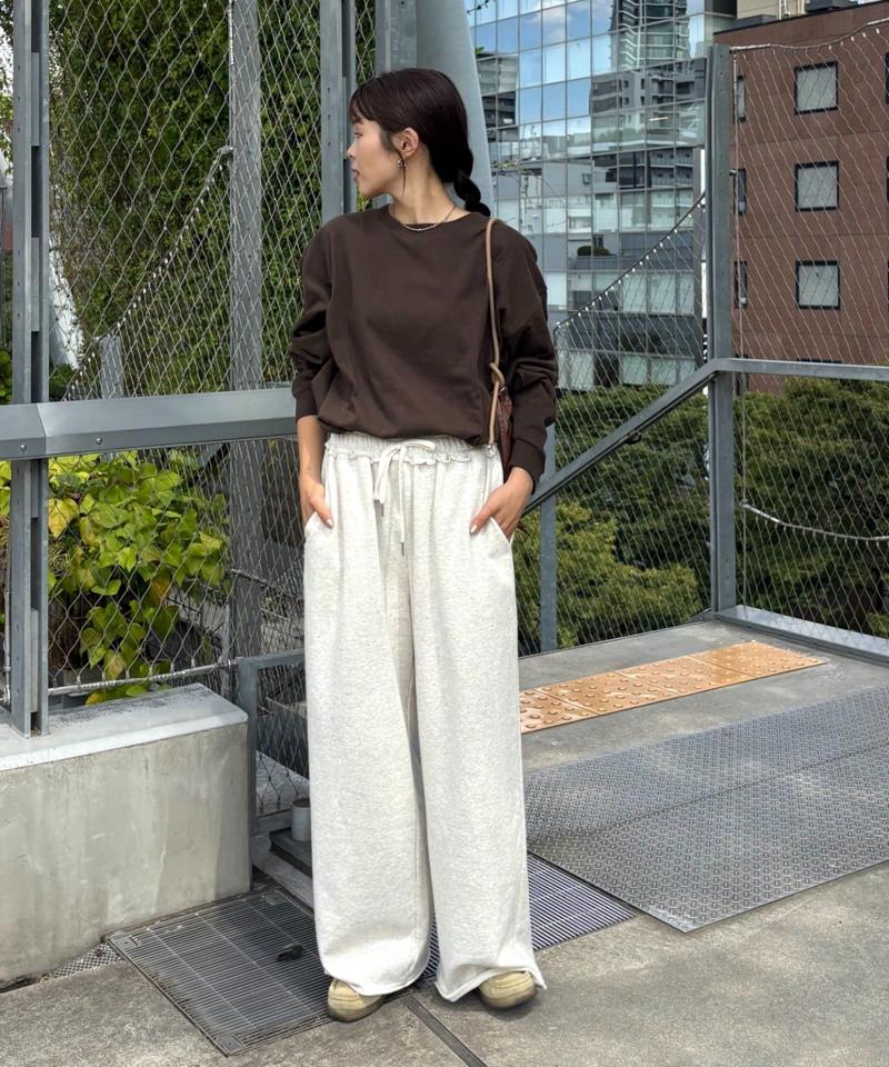 【洗ってもよれにくい】ユニセックスオーバーサイズスウェtee