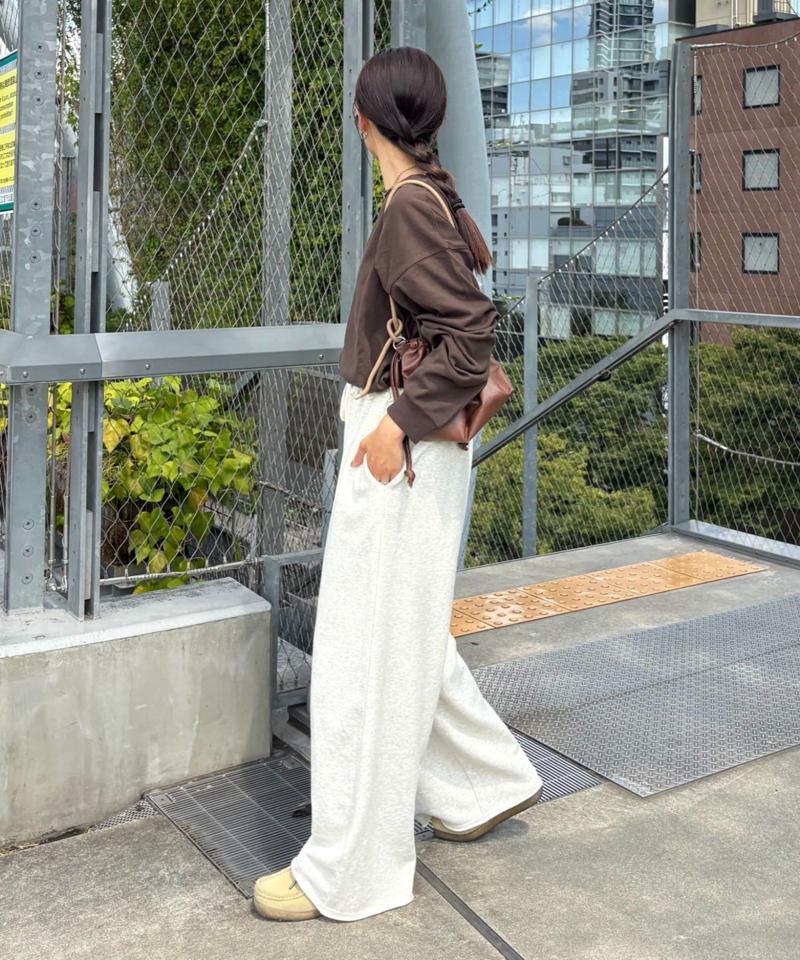 【洗ってもよれにくい】ユニセックスオーバーサイズスウェtee