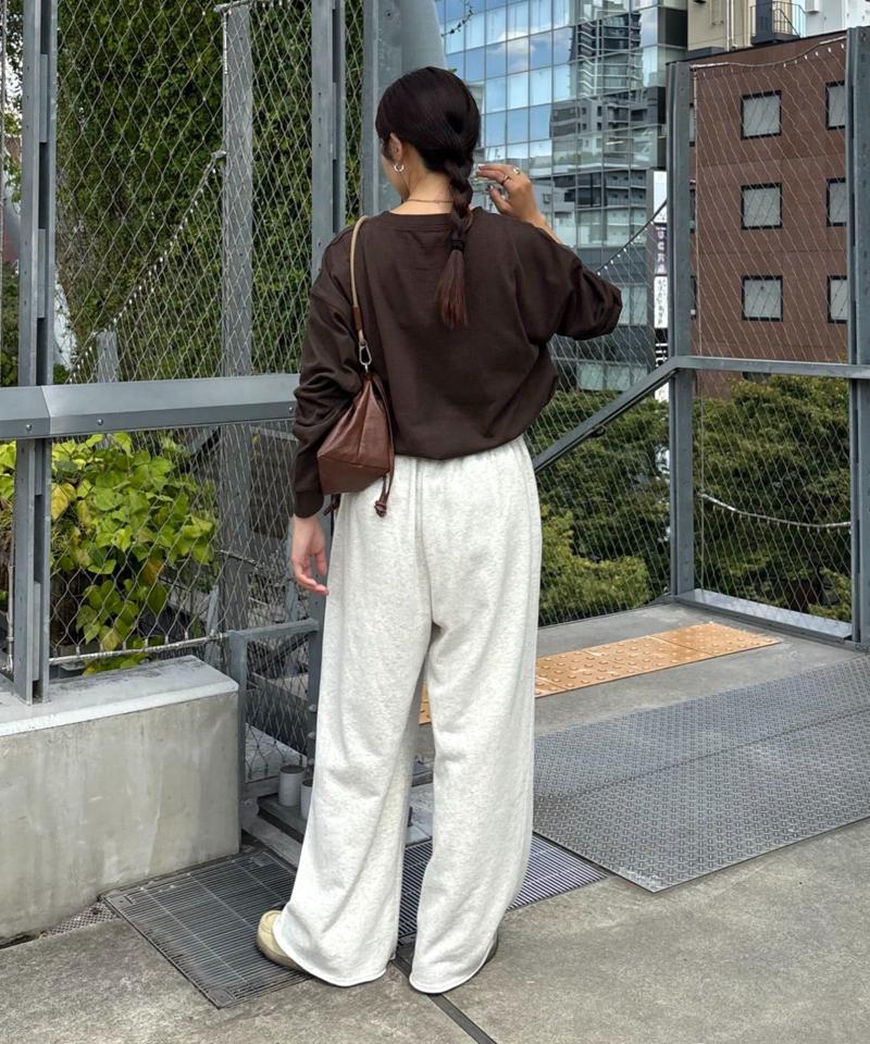 【洗ってもよれにくい】ユニセックスオーバーサイズスウェtee