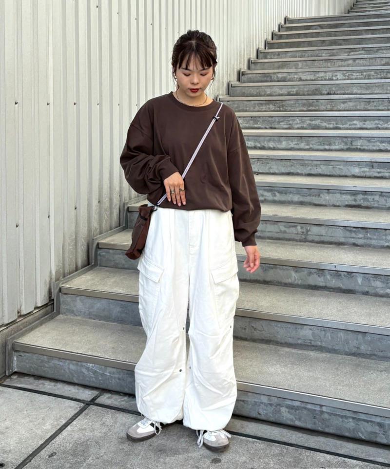 【洗ってもよれにくい】ユニセックスオーバーサイズスウェtee