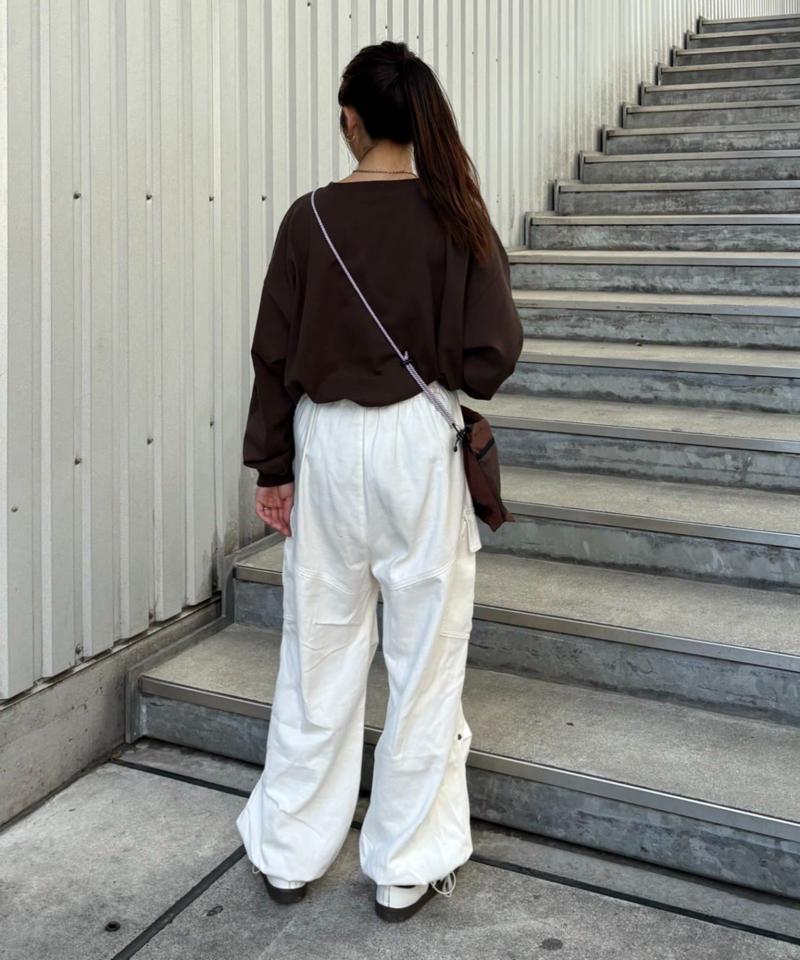 【洗ってもよれにくい】ユニセックスオーバーサイズスウェtee