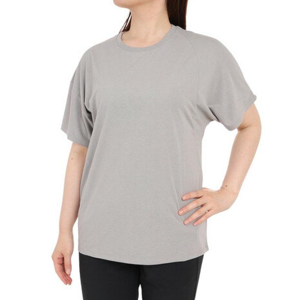 ダンスキン(DANSKIN)(レディース)半袖Tシャツ レディース アシンメトリー DC723320 TH