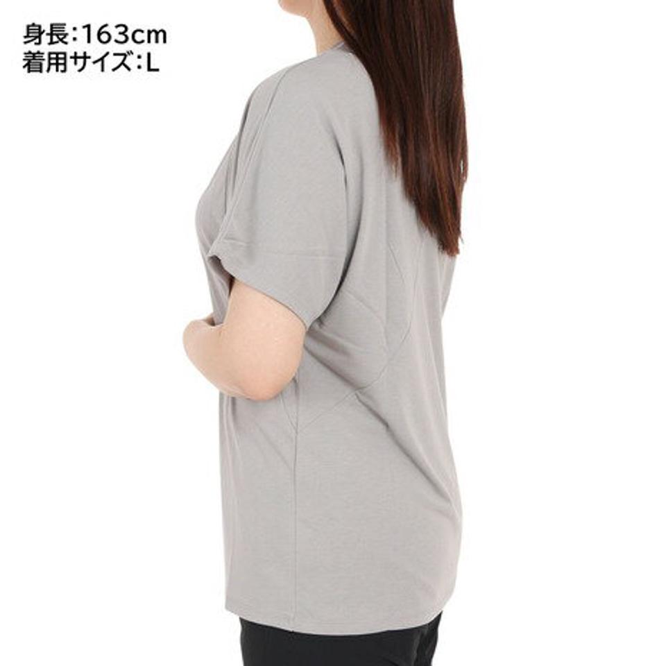 ダンスキン(DANSKIN)(レディース)半袖Tシャツ レディース アシンメトリー DC723320 TH