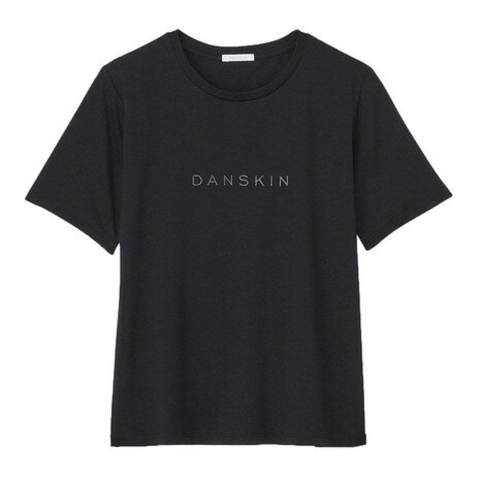 ダンスキン(DANSKIN)(レディース)半袖Tシャツ レディース プリントショートスリーブTシャツ DC723323 K