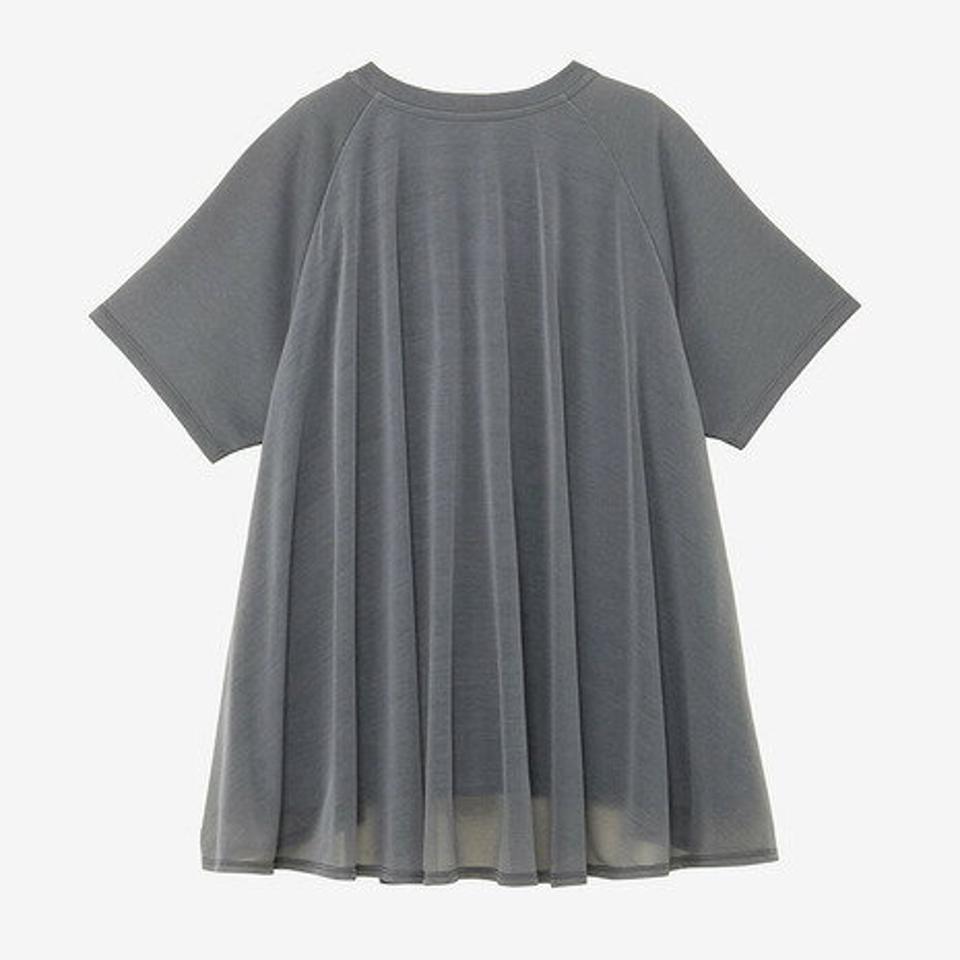 ダンスキン(DANSKIN)(レディース)半袖Tシャツ レディース ベントチュールフレアトップ DC523302 SL