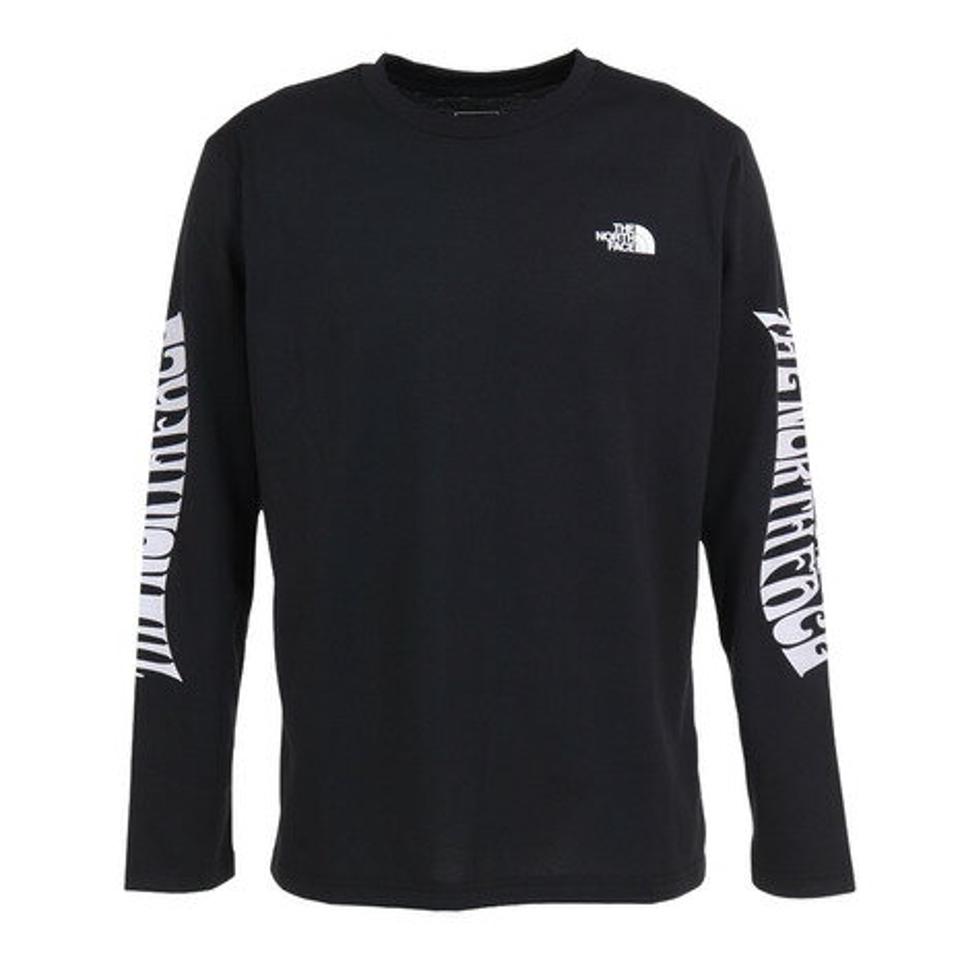 ノースフェイス(THE NORTH FACE)(メンズ)ロングスリーブ ハーフ ドーム グラフィック Tシャツ NT82387 K