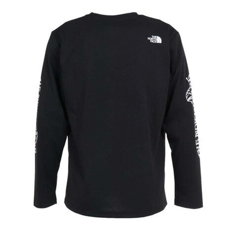 ノースフェイス(THE NORTH FACE)(メンズ)ロングスリーブ ハーフ ドーム グラフィック Tシャツ NT82387 K