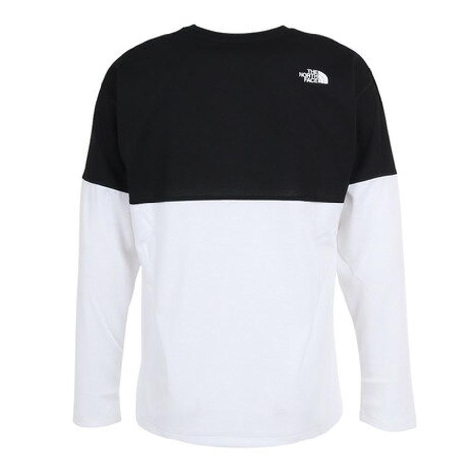 【2/25 24h限定 エントリー&対象4店舗買い回りで最大P10倍!】ノースフェイス(THE NORTH FACE)(メンズ)長袖Tシャツ メンズ Bi-Colored Nuptse NT82384 K