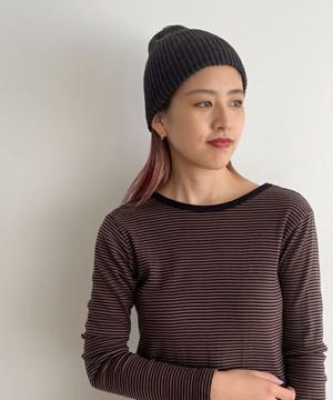 【ユニセックス】El mar(エルマール)カラーリブニットCAP