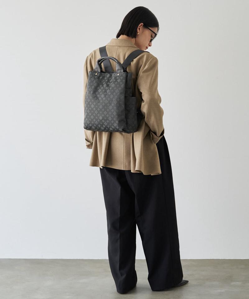 ナイロンジャガード2ハンドルリュックサック