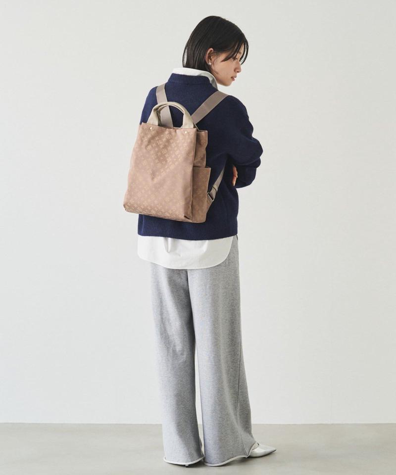 ナイロンジャガード2ハンドルリュックサック