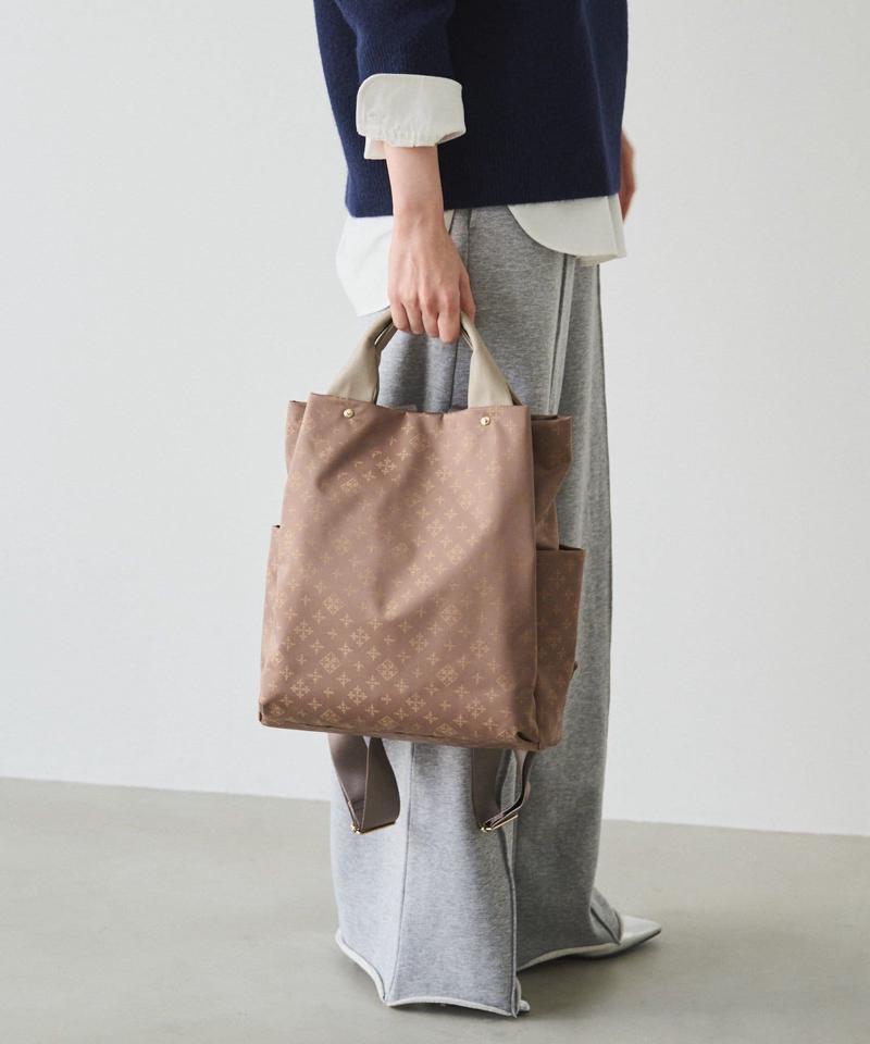 ナイロンジャガード2ハンドルリュックサック