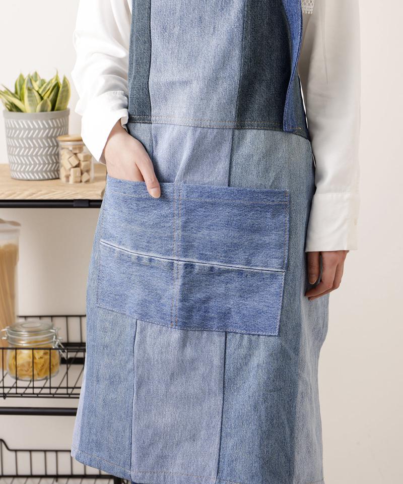 デニムエプロン
