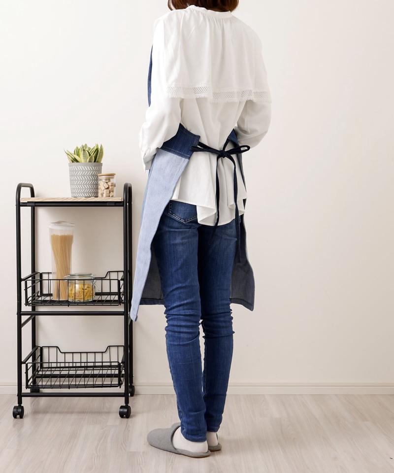 デニムエプロン