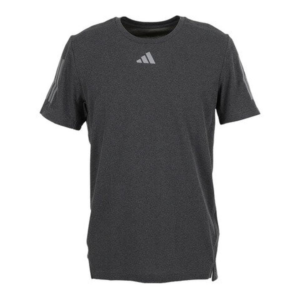 アディダス（adidas）（メンズ）オウン ザ ラン ヘザー半袖Tシャツ CD563-HR6617