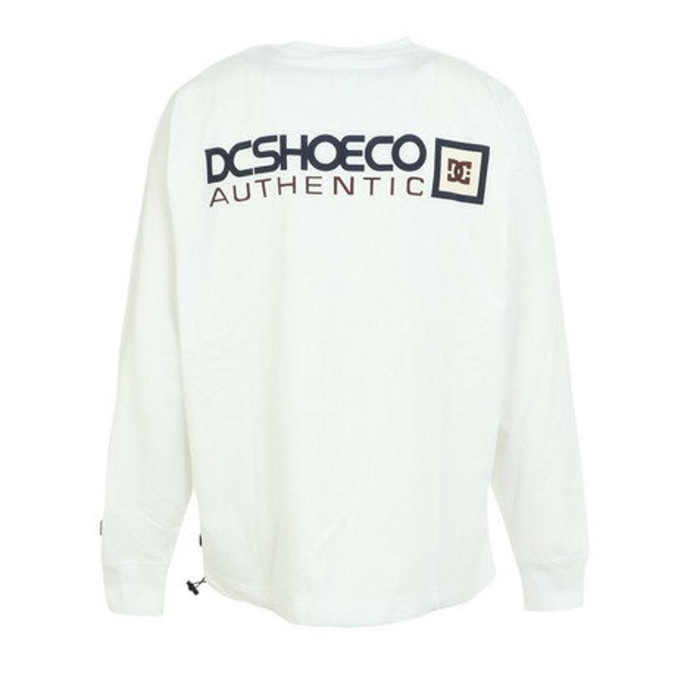 ディーシーシューズ（DC SHOES）（メンズ）23 SQUARE STAR 長袖Tシャツ 23SPDLT231039WHT