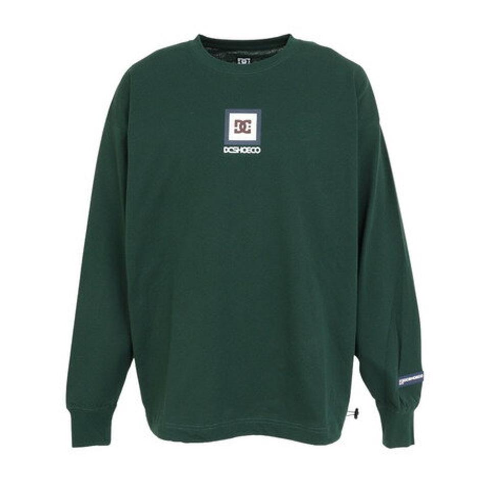 ディーシー・シュー（DC SHOE）（メンズ）23 SQUARE STAR 長袖Tシャツ 23SPDLT231039GRN