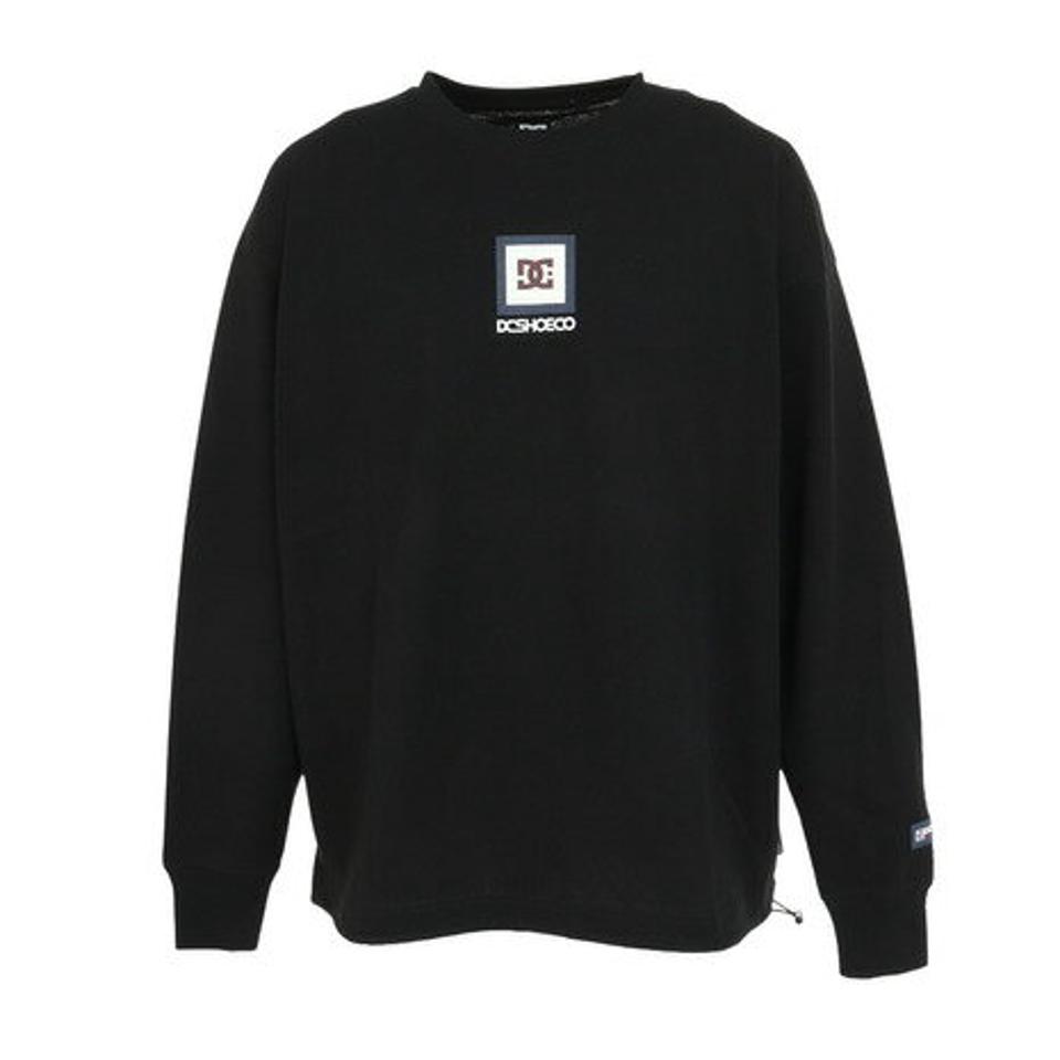 ディーシーシューズ（DC SHOES）（メンズ）23 SQUARE STAR 長袖Tシャツ 23SPDLT231039BLK