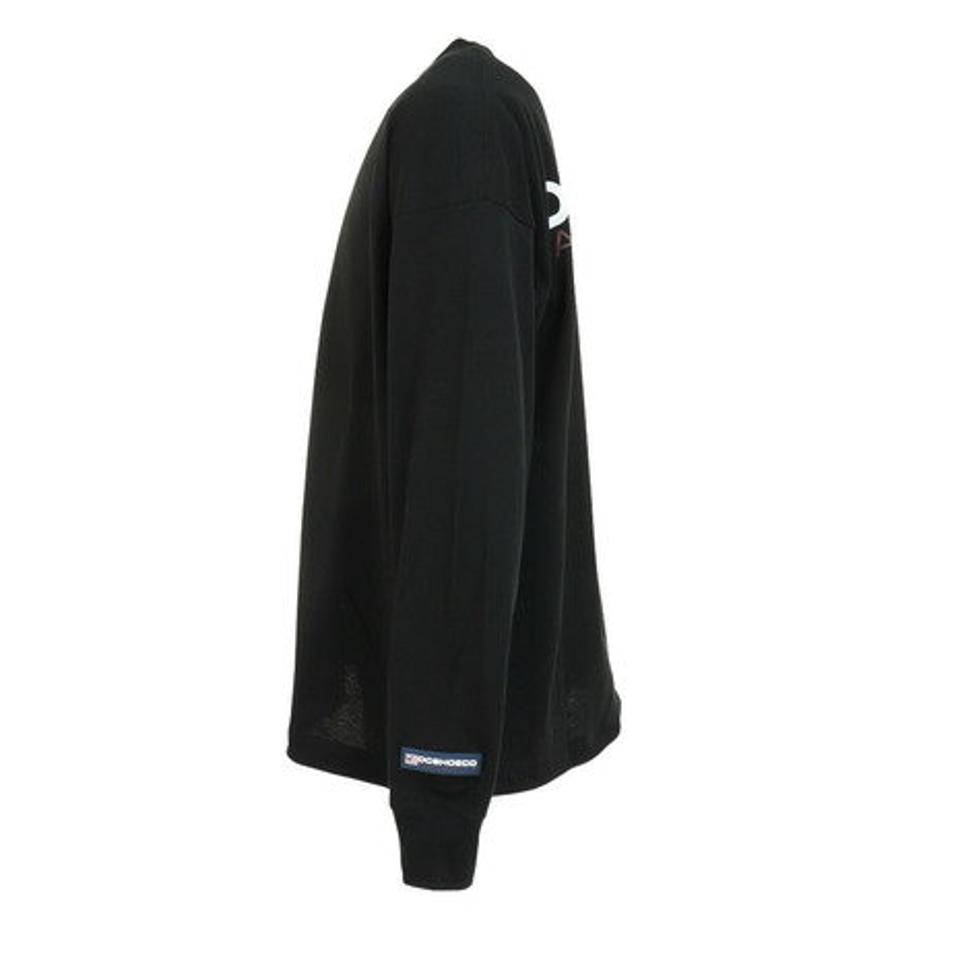 ディーシーシューズ（DC SHOES）（メンズ）23 SQUARE STAR 長袖Tシャツ 23SPDLT231039BLK