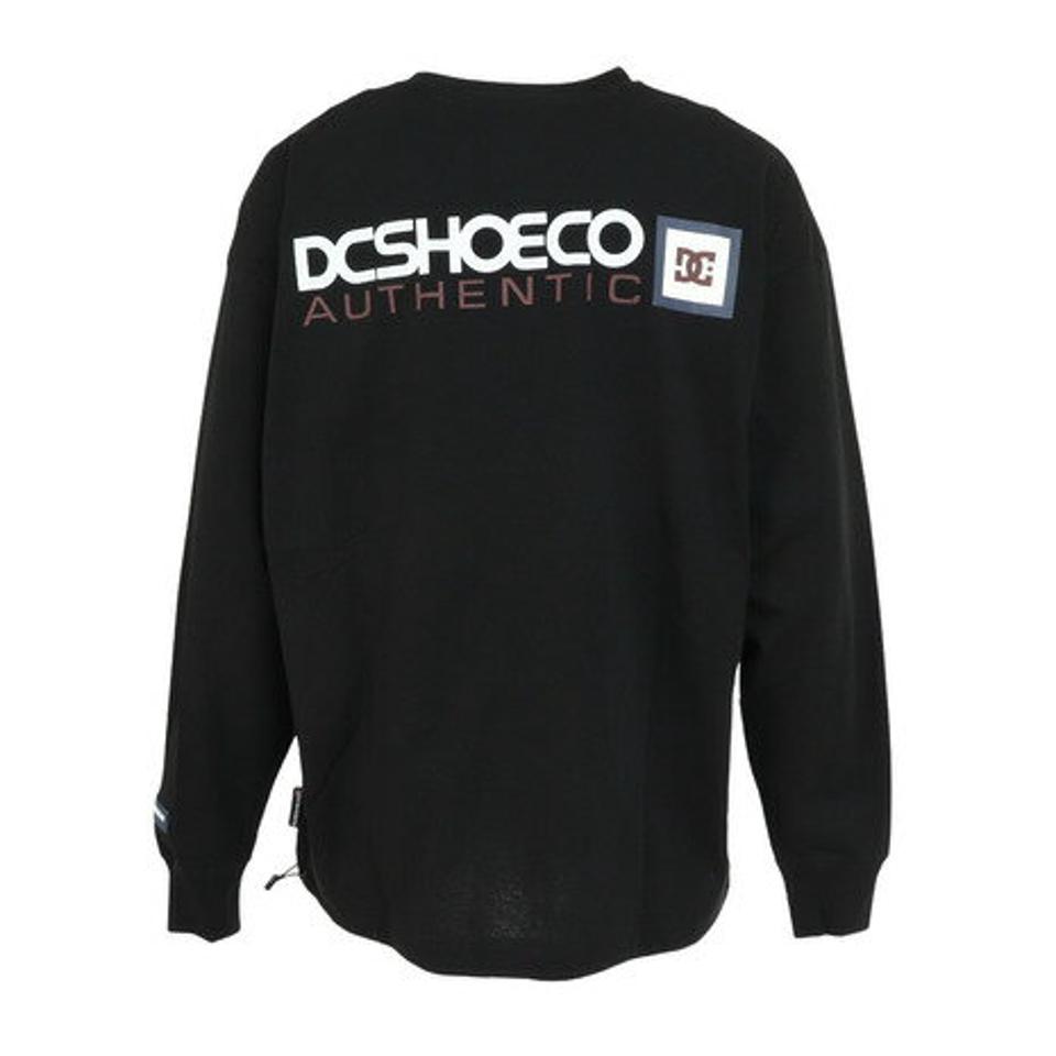 ディーシーシューズ（DC SHOES）（メンズ）23 SQUARE STAR 長袖Tシャツ 23SPDLT231039BLK