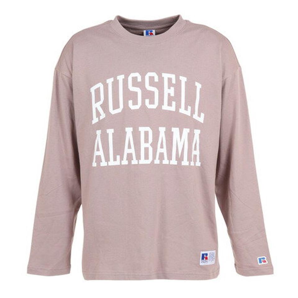 ラッセル（RUSSELL）（メンズ）88/12 ロングスリーブ CN Tシャツ Wide RBM23F0006 PNK