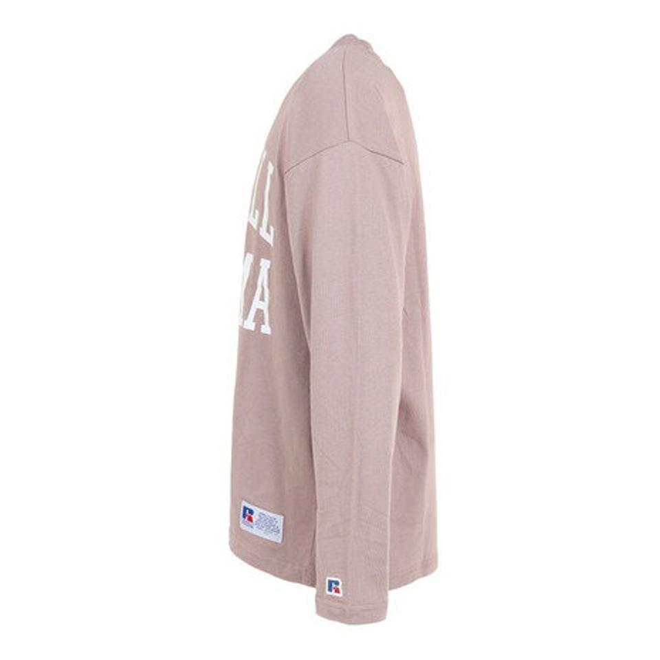 ラッセル（RUSSELL）（メンズ）88/12 ロングスリーブ CN Tシャツ Wide RBM23F0006 PNK