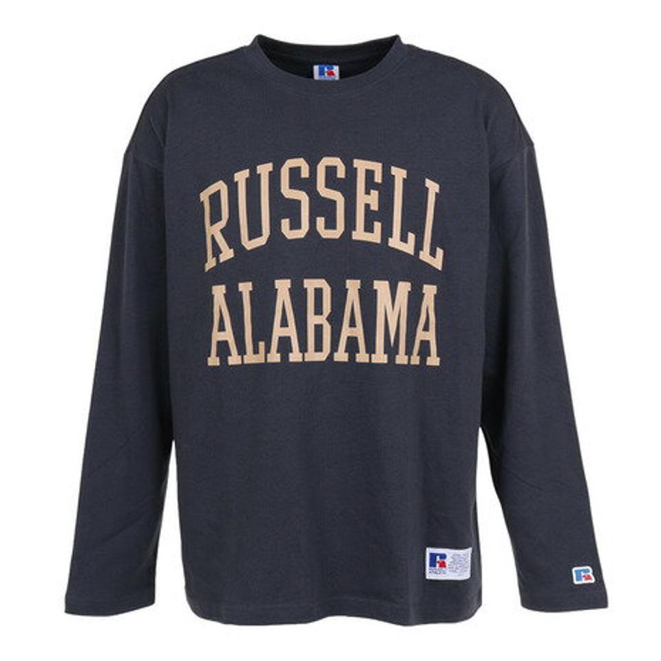 ラッセル（RUSSELL）（メンズ）88/12 ロングスリーブ CN Tシャツ Wide RBM23F0006 NVY