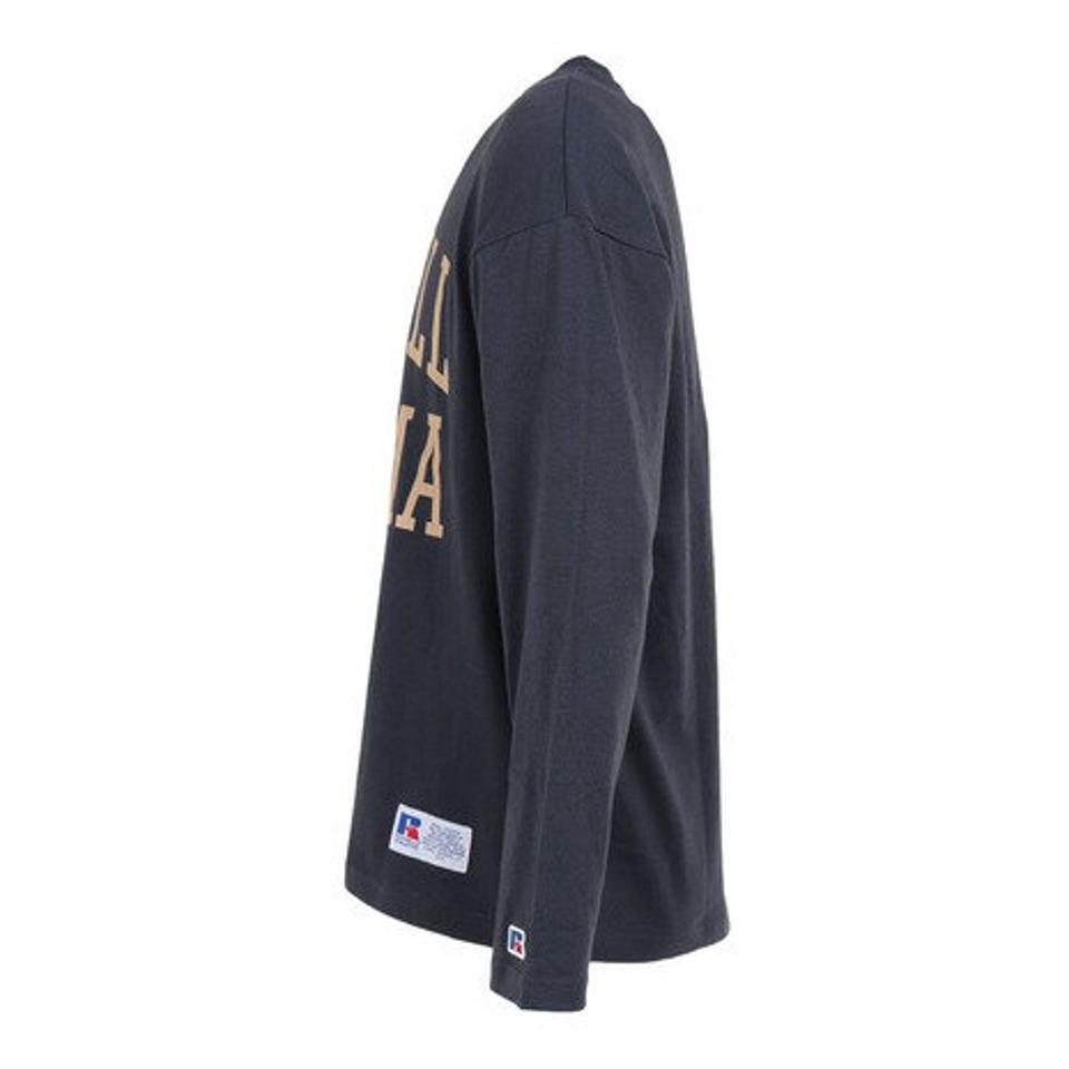 ラッセル（RUSSELL）（メンズ）88/12 ロングスリーブ CN Tシャツ Wide RBM23F0006 NVY