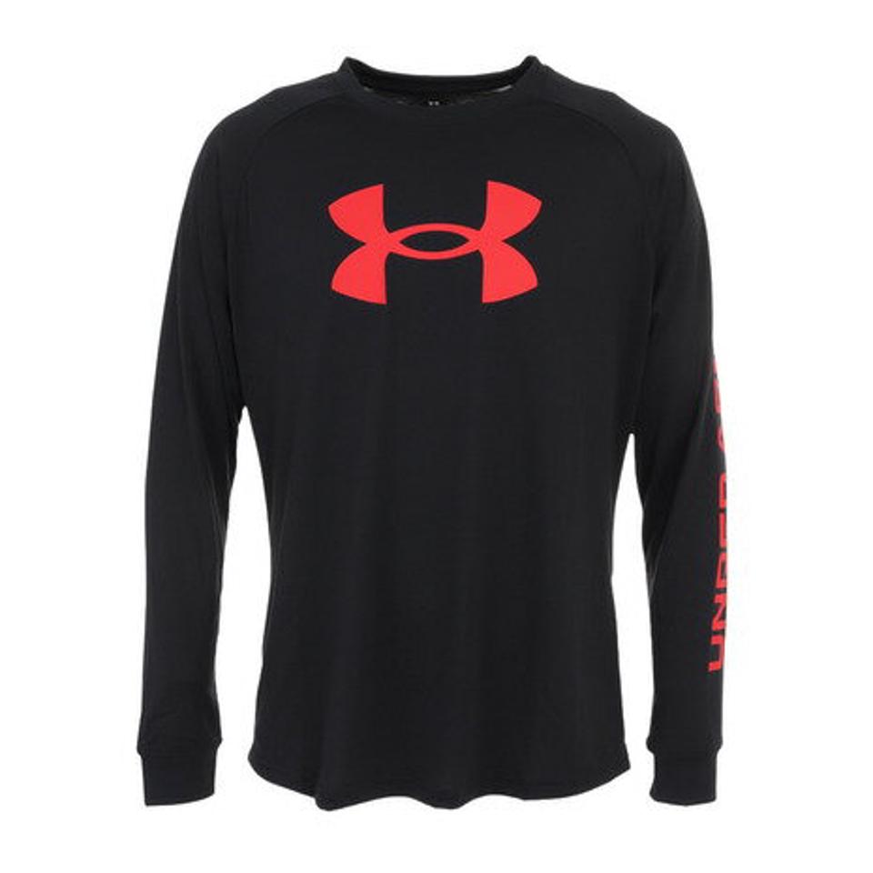 アンダーアーマー（UNDER ARMOUR）（メンズ）バスケットボールウェア テック ビッグロゴ ロングスリーブTシャツ 1381374