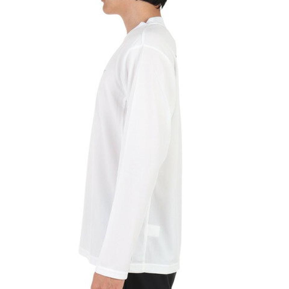 デサント（DESCENTE）（メンズ）DRYMESH バックロゴ ロングスリーブTシャツ DMMWJB50 WH