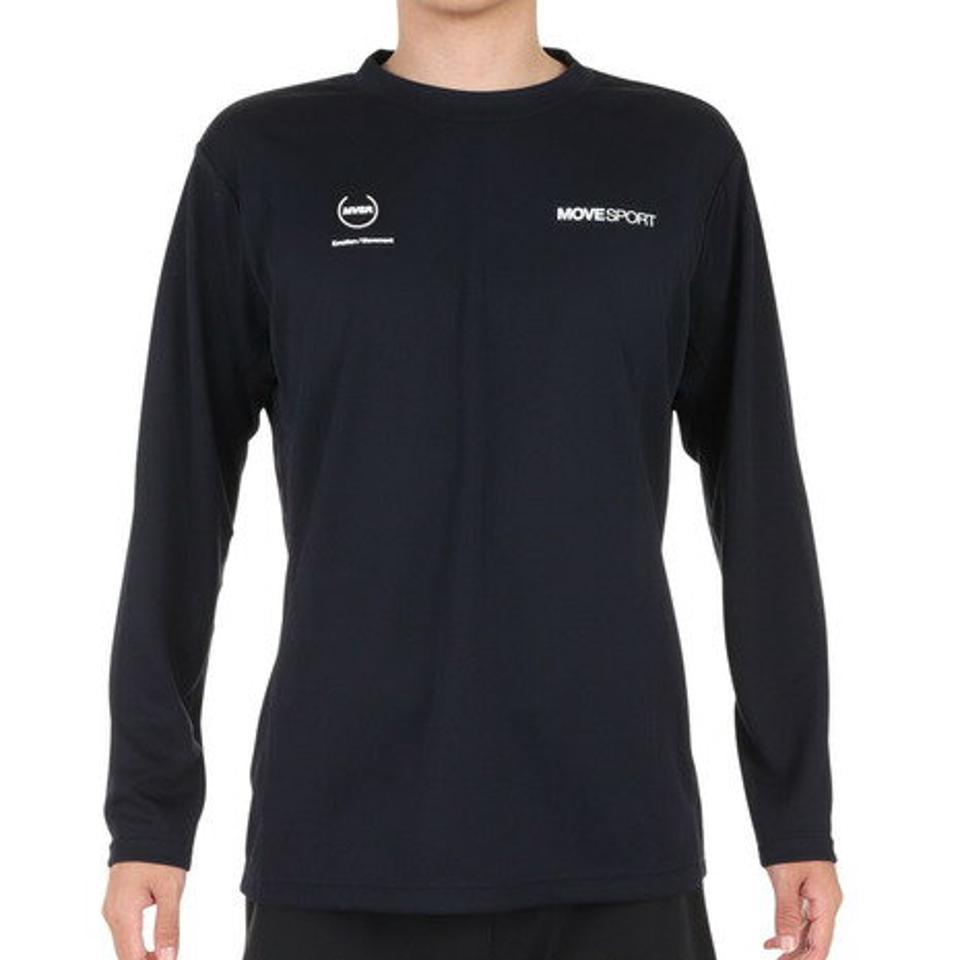 デサント（DESCENTE）（メンズ）DRYMESH バックロゴ ロングスリーブTシャツ DMMWJB50 NV