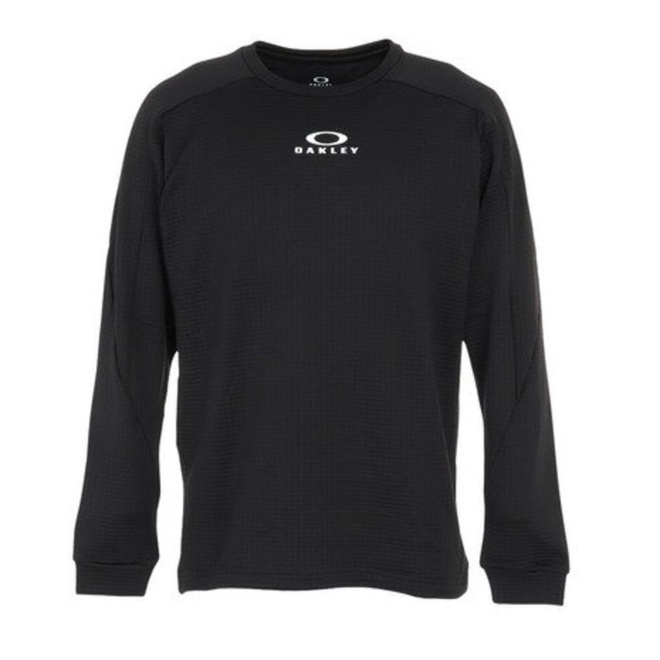 オークリー（OAKLEY）（メンズ）長袖Tシャツメンズ Enhance LS Grid Crew 3.7 FOA405782