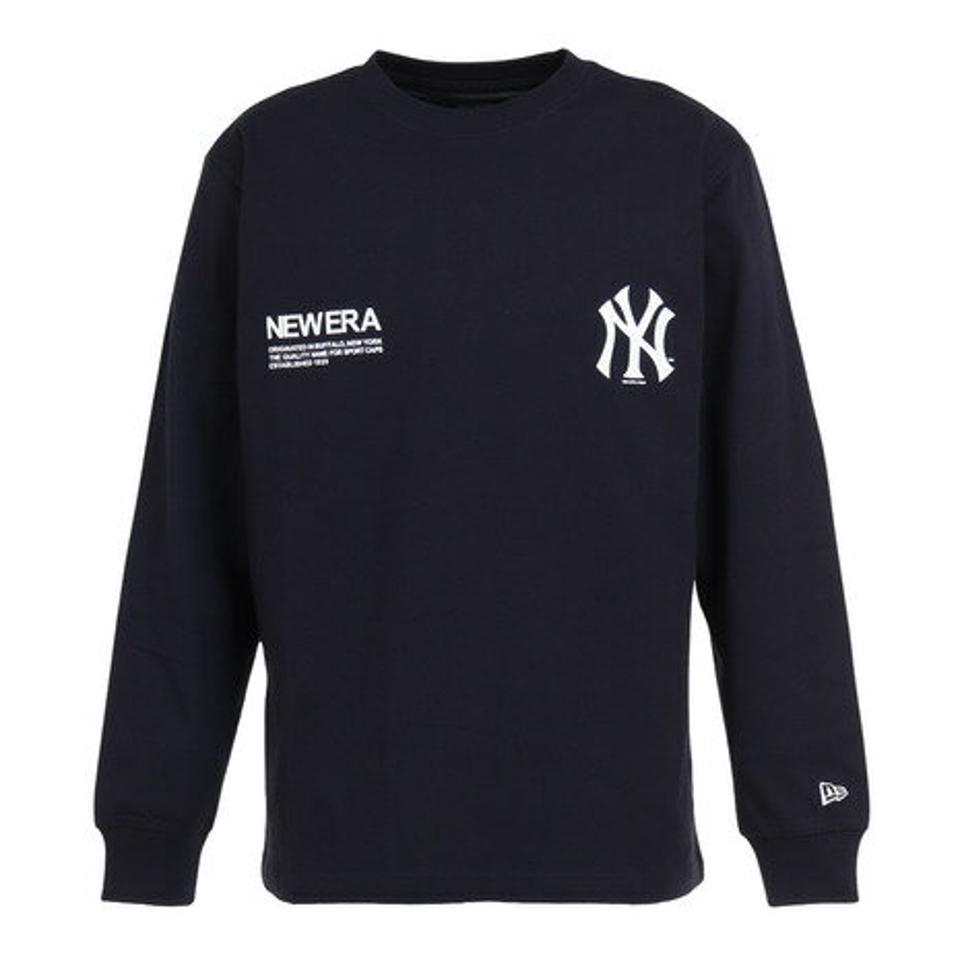 【20%OFFクーポン対象！9/7まで】ニューエラ（NEW ERA）（メンズ、レディース）長袖Tシャツ メンズ MLB Apparel ニューヨーク・ヤンキース NVY 13755420