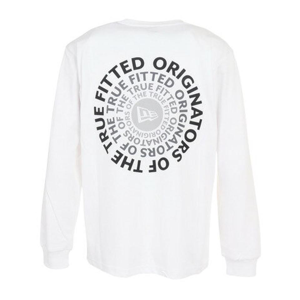 【20%OFFクーポン対象！9/7まで】ニューエラ（NEW ERA）（メンズ）長袖プリントTシャツ メンズ CIRCLE OOTTF WH 13755409