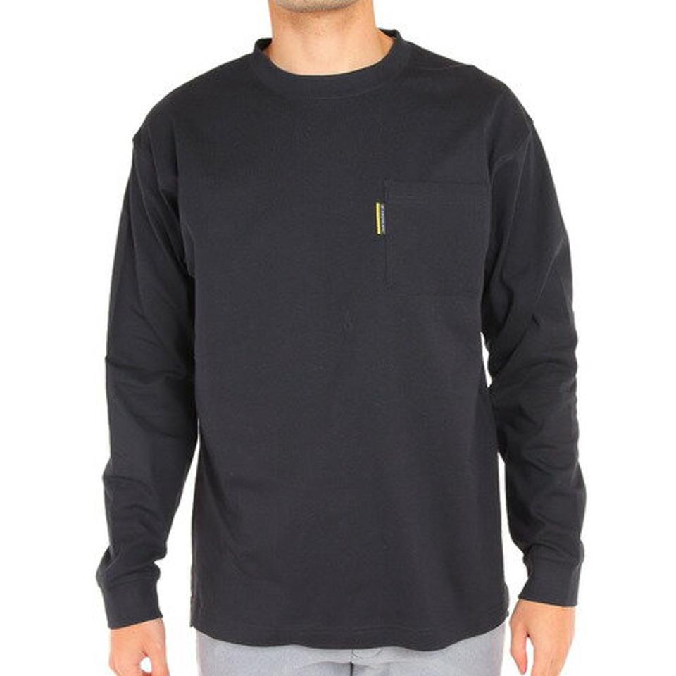 ジャックウルフスキン（JackWolfskin）（メンズ）アウトドア トレッキング POCKET オーガニックコットン 長袖Tシャツ 5022583-6000