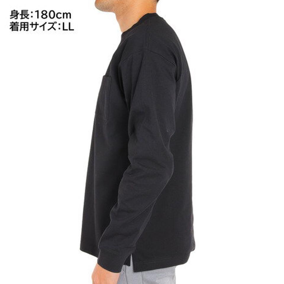 ジャックウルフスキン（JackWolfskin）（メンズ）アウトドア トレッキング POCKET オーガニックコットン 長袖Tシャツ 5022583-6000