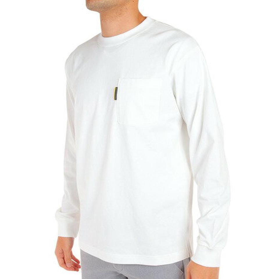 ジャックウルフスキン（JackWolfskin）（メンズ）アウトドア トレッキング POCKET オーガニックコットン 長袖Tシャツ 5022583-5018