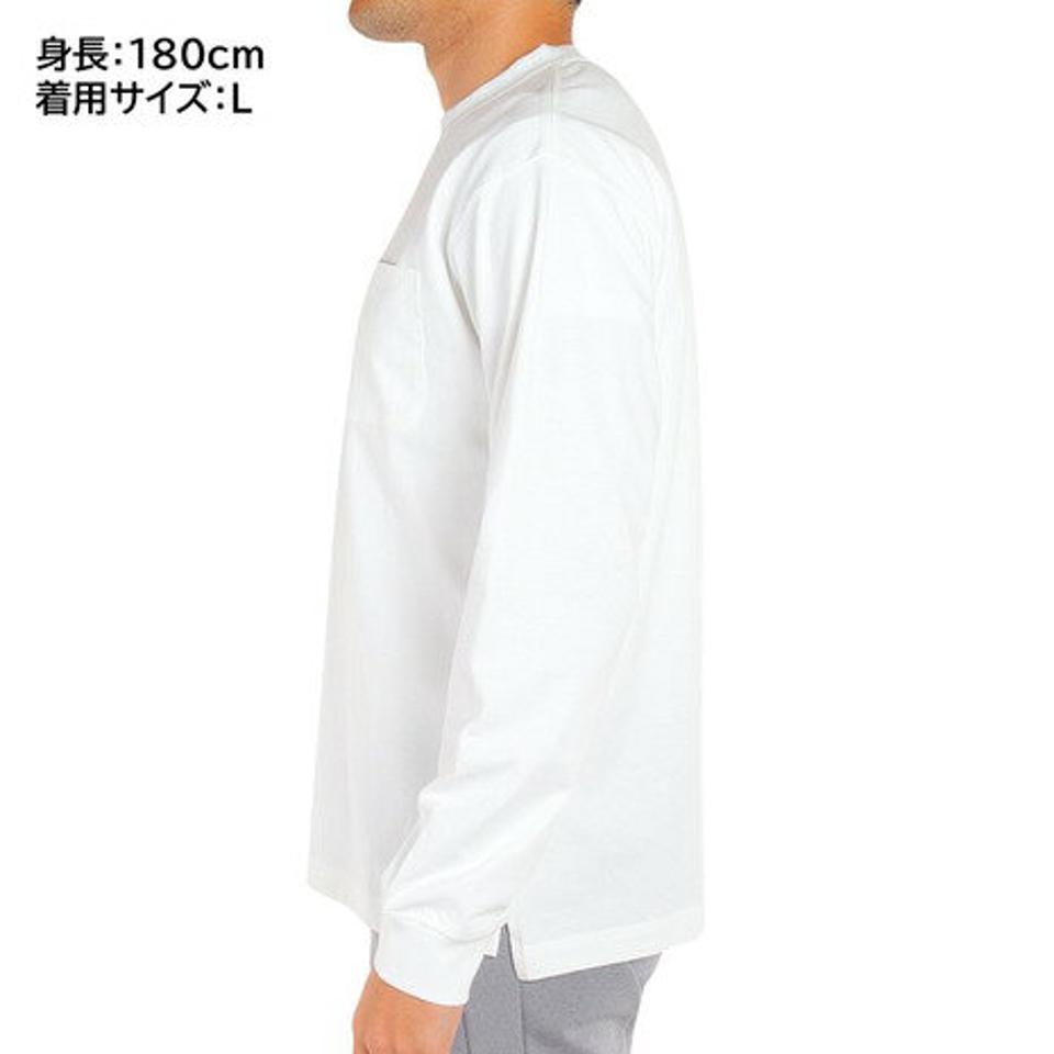 ジャックウルフスキン（JackWolfskin）（メンズ）アウトドア トレッキング POCKET オーガニックコットン 長袖Tシャツ 5022583-5018