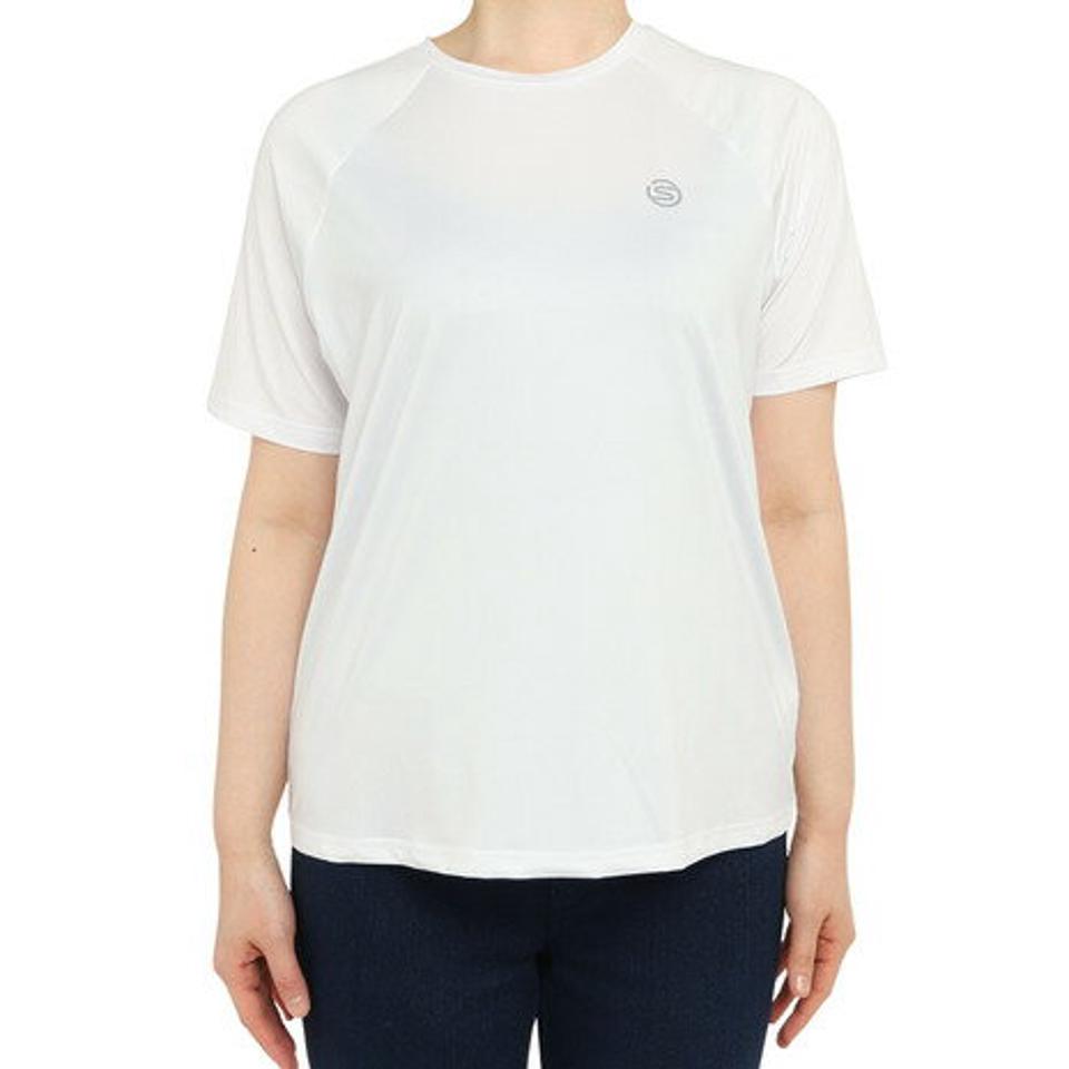スキンズ（SKINS）（レディース）半袖Tシャツ レディース ロゴ 185-27040-004