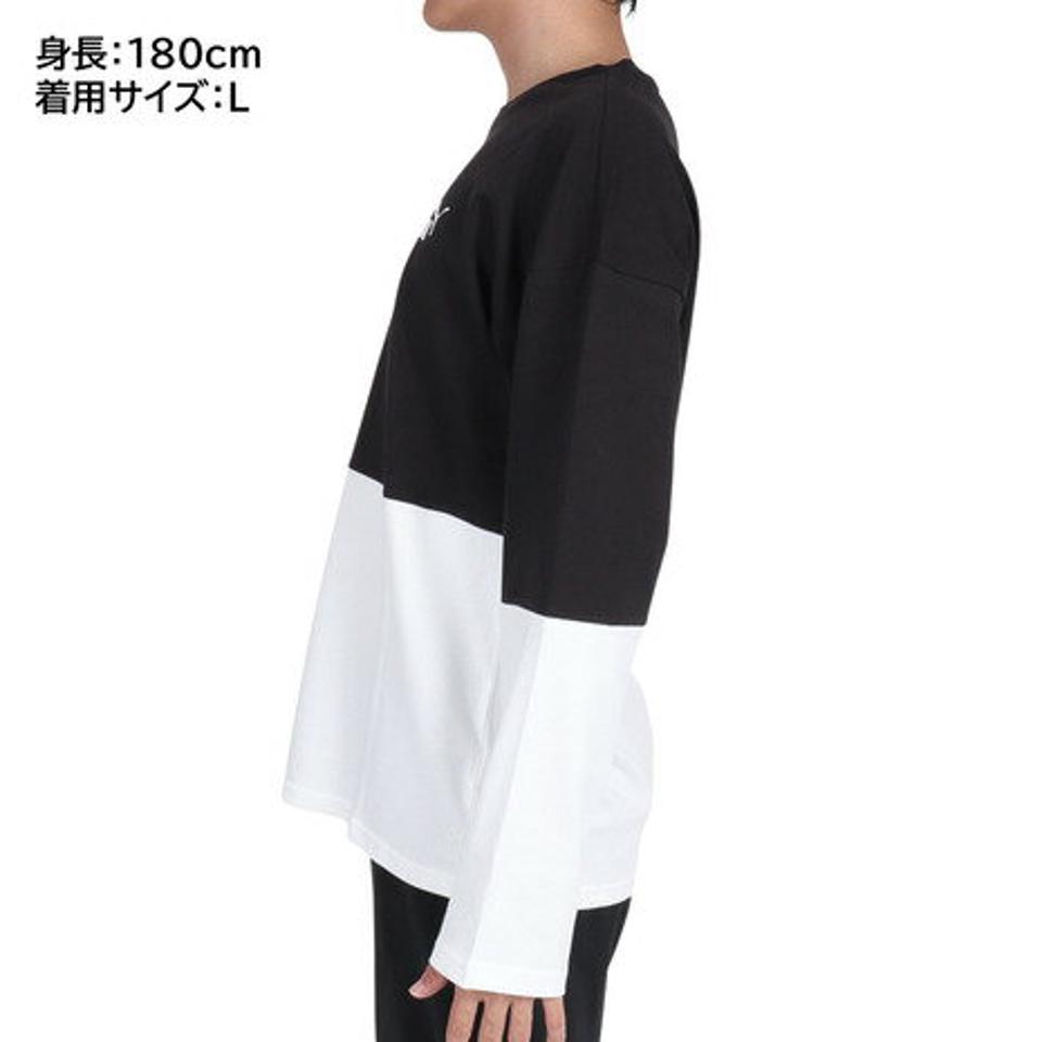プーマ（PUMA）（メンズ）長袖Tシャツ メンズ POWER カラーブロック677682 01 BLK