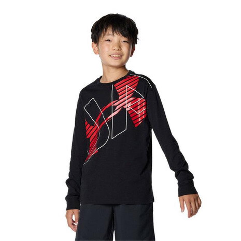 アンダーアーマー（UNDER ARMOUR）（キッズ）長袖Tシャツ キッズ スーパー ビッグロゴ 1381168