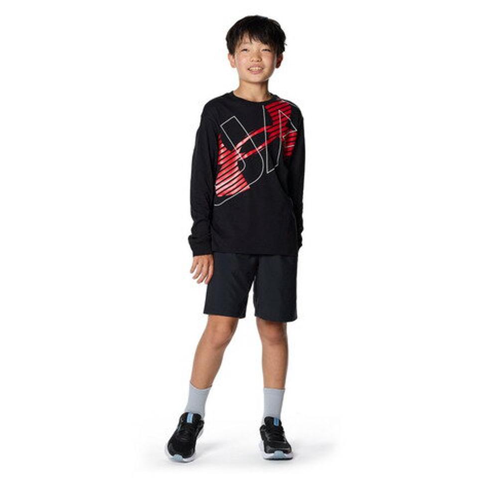 アンダーアーマー（UNDER ARMOUR）（キッズ）長袖Tシャツ キッズ スーパー ビッグロゴ 1381168