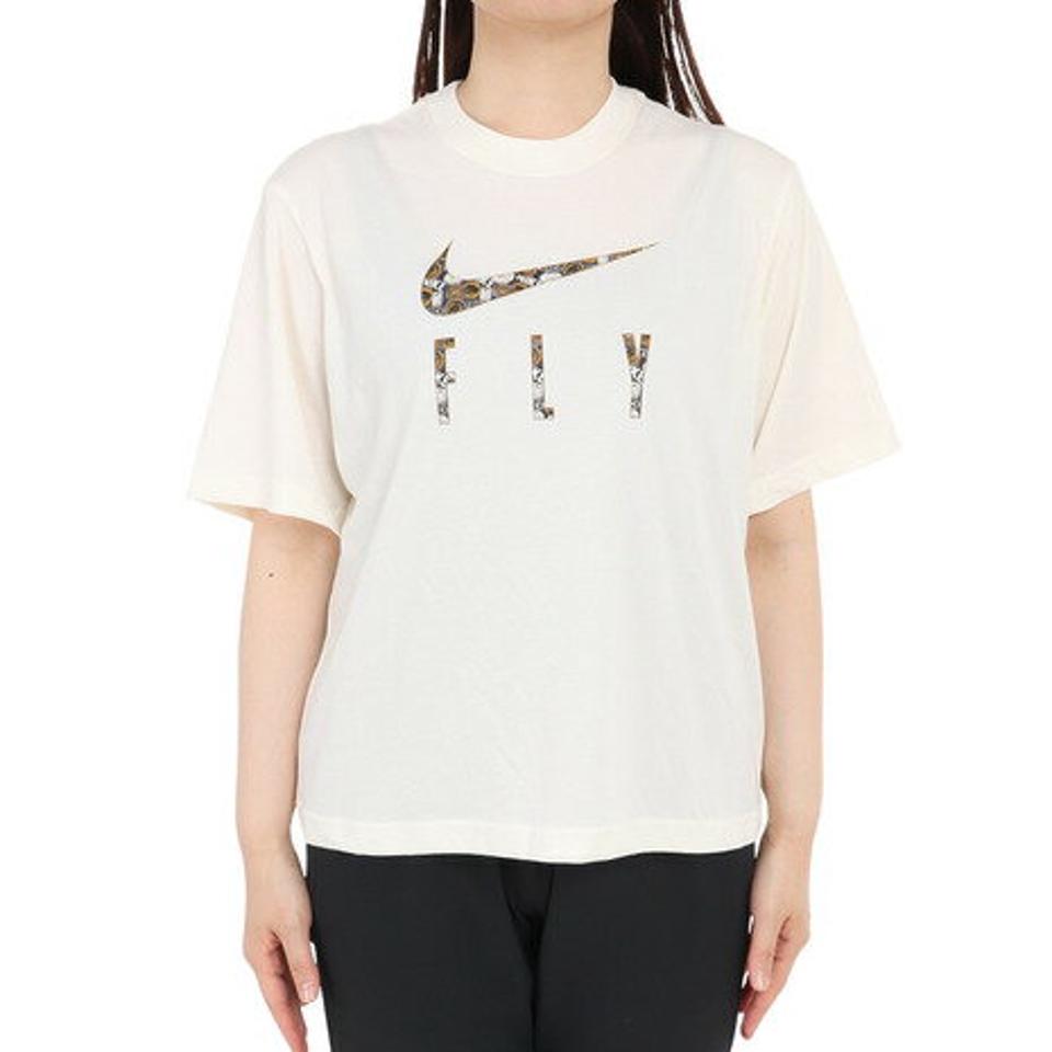 ナイキ（NIKE）（レディース）半袖Tシャツ レディース ドライフィット スウッシュ フライ ボクシー FN1221-110