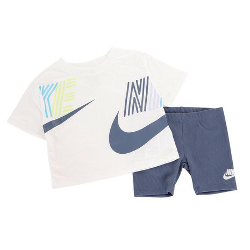 ナイキ（NIKE）（キッズ）半袖Tシャツ キッズ 上下セット ロール ボクシー ※要サイズ確認 36K861-U6B